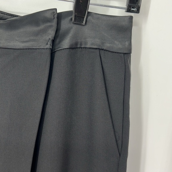 Zara NWT wrap wide leg ankle pants XS - Picture 3 of 8